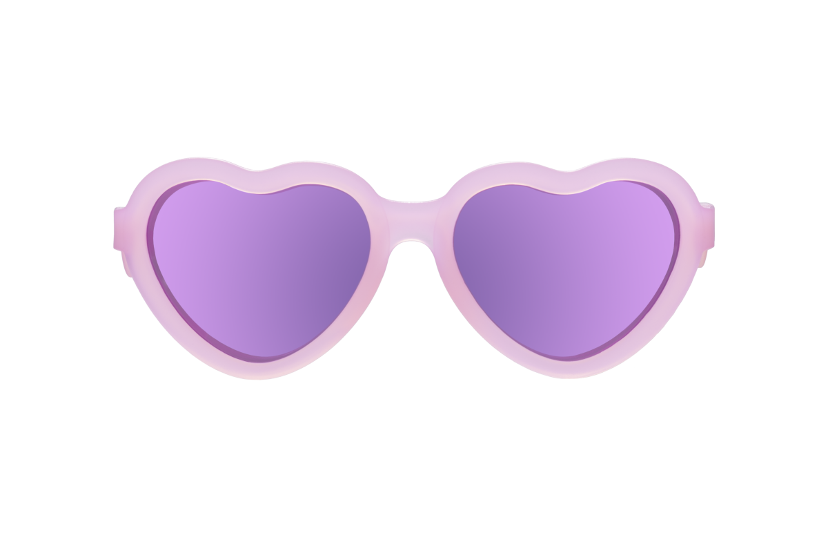 BABIATORS Polarized Hearts Frosted Pink, polarizált napszemüveg, rózsaszín, 3-5 éves korig