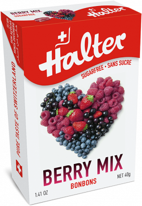 Halter Berry Mix bonbonok, 40 g