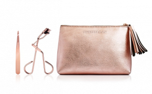 Tweezerman Szett rose-gold csipesszel és szempilla göndörítővel
