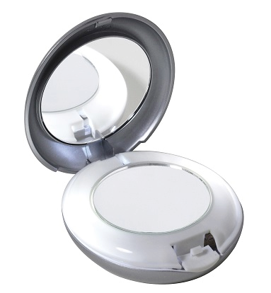 Tweezerman Kettős kombináció 10x-es nagyító és klasszikus tükör LED alávilágítással