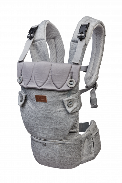 Najell Original Babahordozó babáknak és kisgyermekeknek, 0-36 hónapos korig, szürke