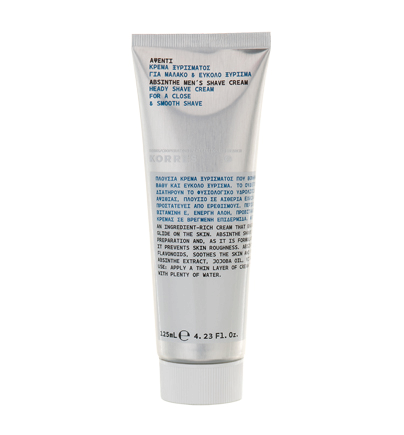 KORRES For Men borotválkozó krém ürömmel, 125 ml