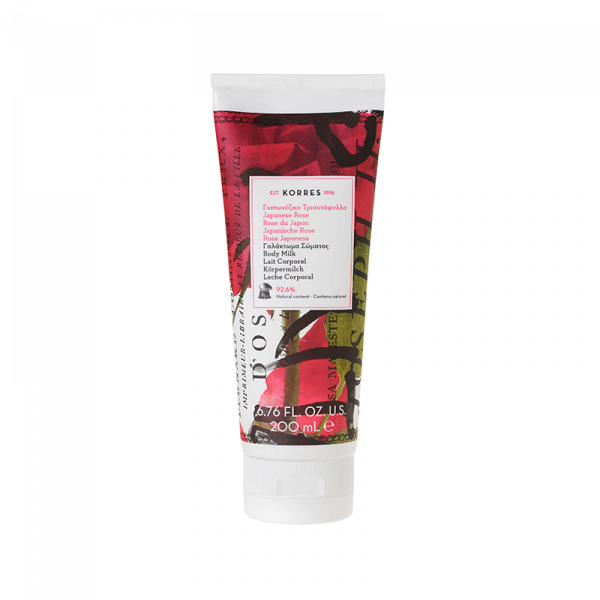 KORRES Body Milk testápoló tej japán rózsával, 200 ml