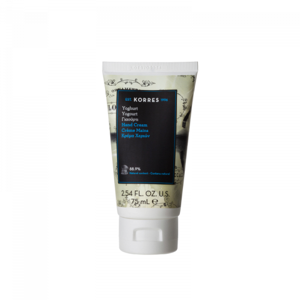 KORRES Hand Cream Yoghurt - Joghurtos kezkrem, 75 ml