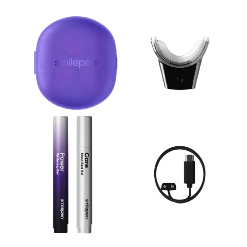Smilepen Power Whitening Kit & Care, intenzív fogfehérítő készlet LED gyorsítóval