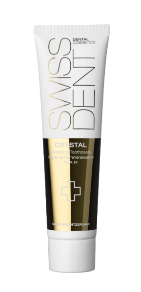 SWISSDENT CRYSTAL regeneráló fogkrém, fluoridmentes, 100 ml