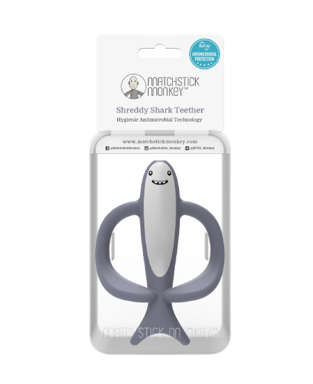 Matchstick Monkey fogzást segítő rágóka, cápa
