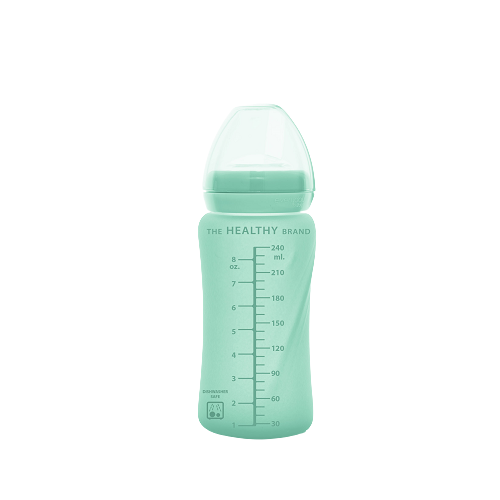 Everyday Baby cumisüveg szívószállal 240 ml, Menta Zöld