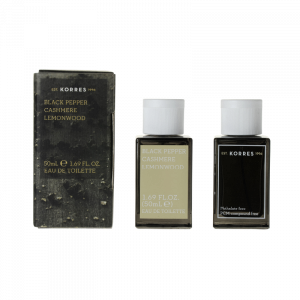 KORRES EDT – Eau de Toilette férfiaknak BLACK PEPPER / CASHMERE / LEMONWOOD, 50 ml