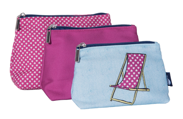 Három új kozmetikai táska a Violife - BEACH PINK