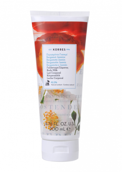 KORRES Body Milk - testápoló tej bergamot körtével és jázminnal, 200 ml