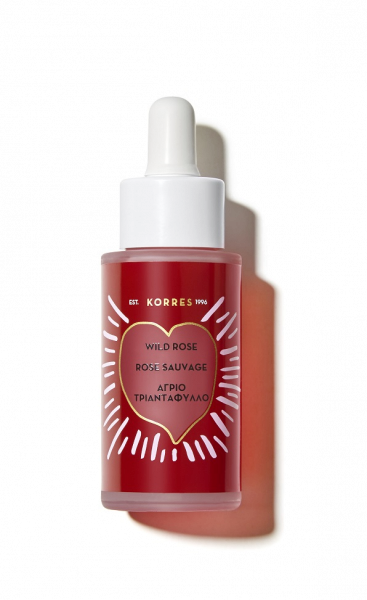 KORRES Wild Rose - vadrózsás, 15%-os C-vitamint tartalmazó, kétfázisú bőrvilágosító, 30 ml