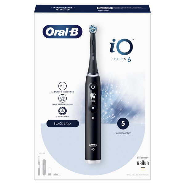 Oral-B iO Series 6 Black Onyx elektromos fogkefe