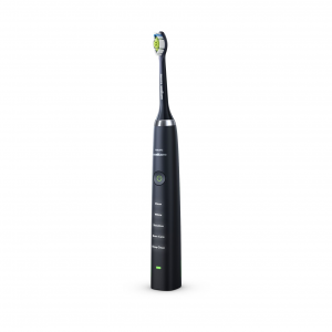 Philips Sonicare DiamondClean Black/RoseGold HX9392/39, szónikus elektromos fogkefe dupla csomag üvegpohár töltővel