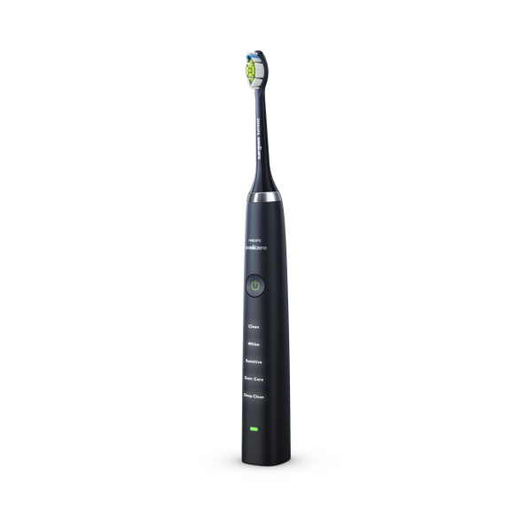 Philips Sonicare DiamondClean Black/RoseGold HX9392/39, szónikus elektromos fogkefe dupla csomag üvegpohár töltővel