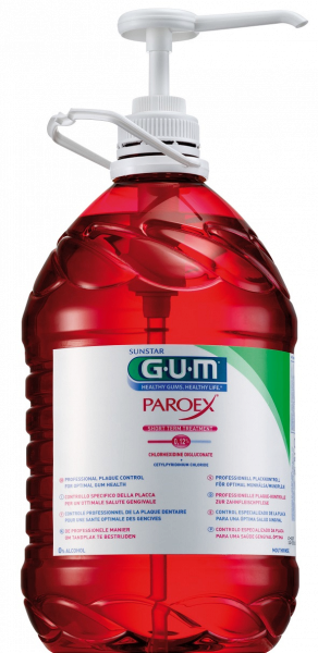 GUM PAROEX szájöblítő (CHX 0,12 % + CPC 0,05 %), 5 l