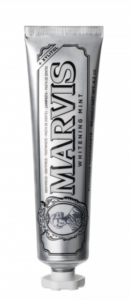MARVIS Whitening Mint fehérítő, fluoridos fogkrém, 85 ml
