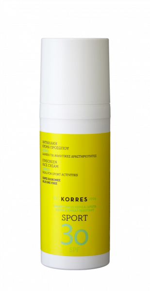 KORRES CITRUS Active Sports Face Cream - SPF30 napozó arckrém, 50 ml