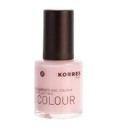 KORRES Nail Colour PEONY PINK 04 - gondoskodó körömlakk színárnyalat 04, 10 ml