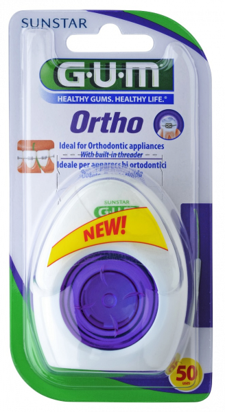 GUM Ortho Floss fogselyem, 50db