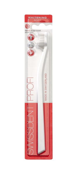 SWISSDENT WHITENING fogkefe Soft, fehér