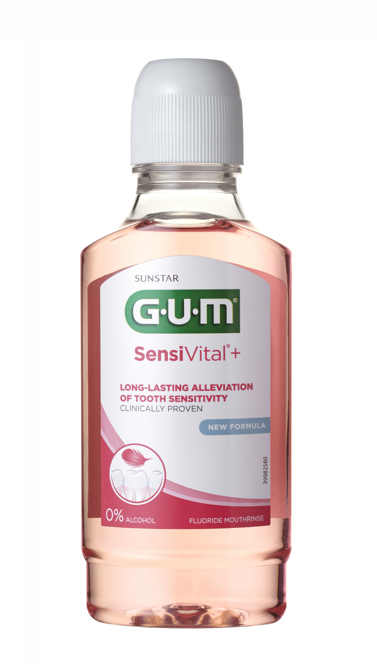 GUM SensiVital+ szájvíz érzékeny fogakra CPC 0,07 %, 300 ml