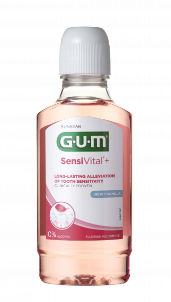 GUM SensiVital+ szájvíz érzékeny fogakra CPC 0,07 %, 300 ml