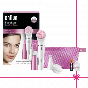 Braun Face Pink Arcepilátor és arctisztító kefe 2 az 1-ben