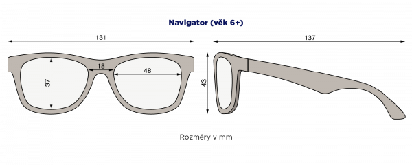 Babiators The Surfer polarizált napszemüvegek, 6+