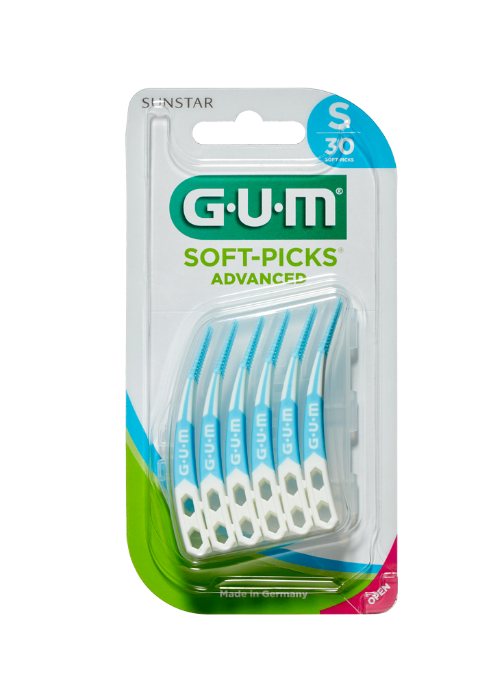 GUM Soft-Picks Advanced fogköztisztító, fogpiszkáló, SMALL (kis méretű)