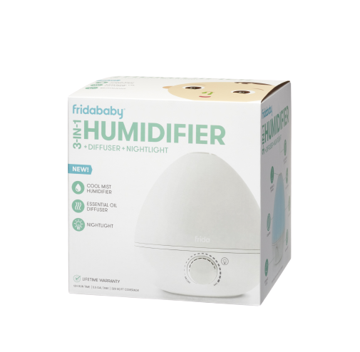 Fridababy Humidifier 3 az 1-ben - párásító, diffúzor és éjszakai fény