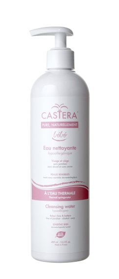 CASTERA BIO Tisztító víz babák számára, 400 ml