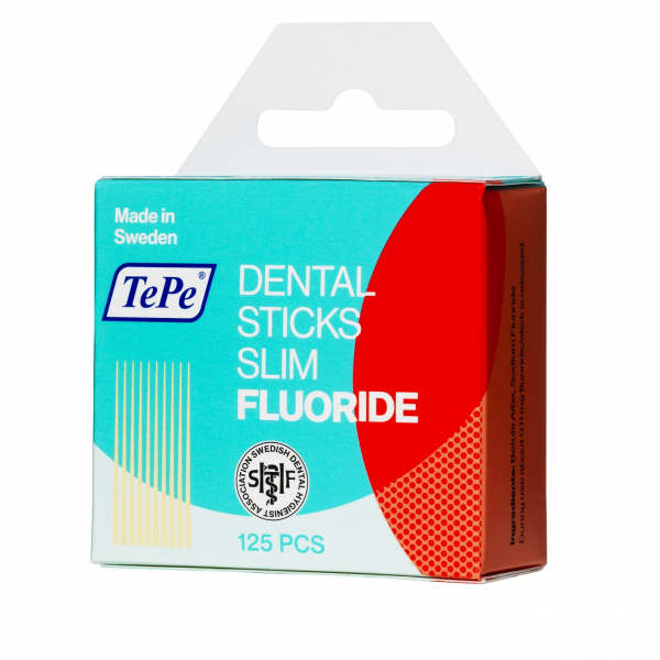 TePe fluoridos vékony fogpiszkáló nyírfából, 125 db