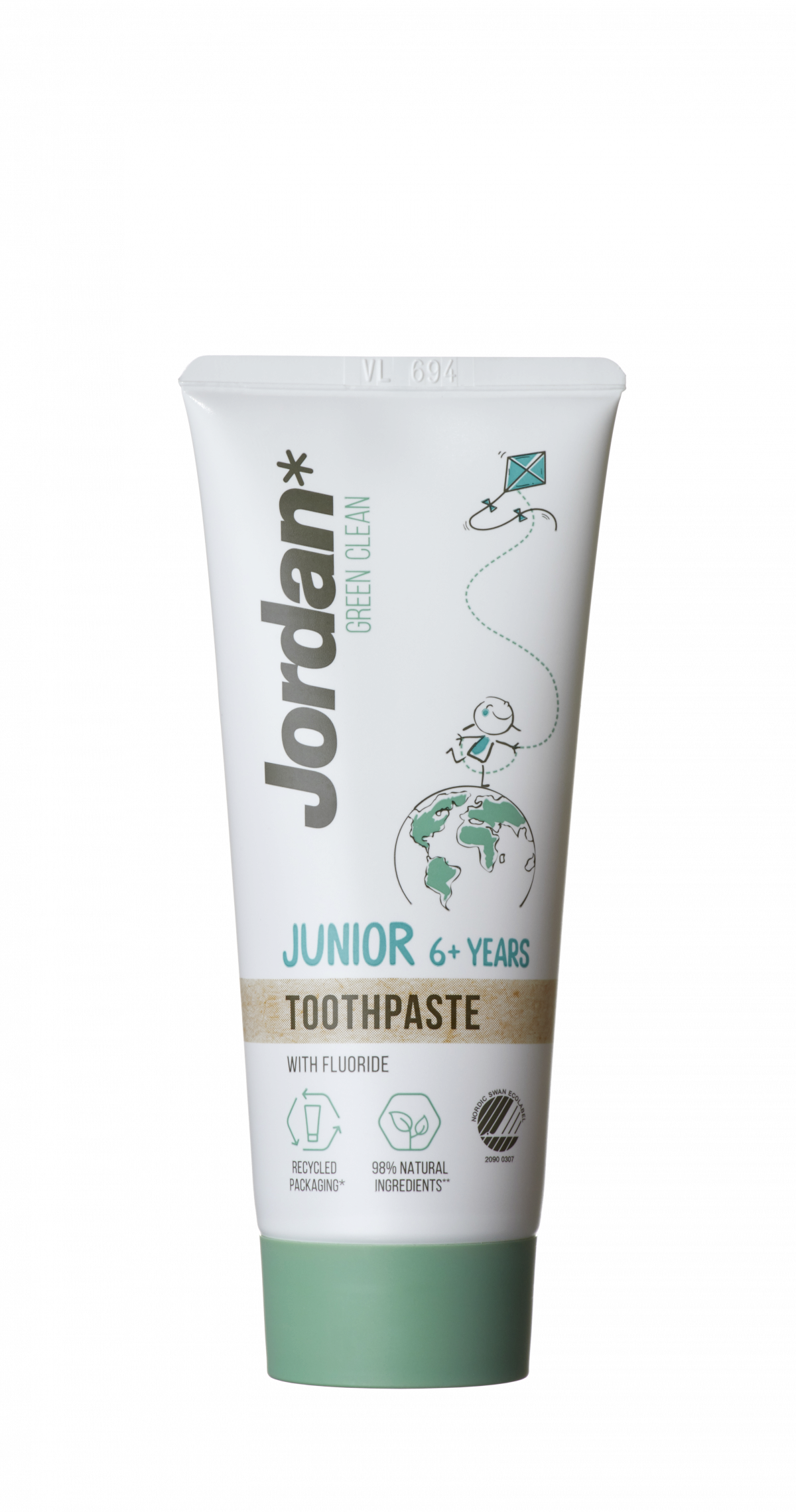 Jordan Green Clean Junior fogkrém, 50 ml
