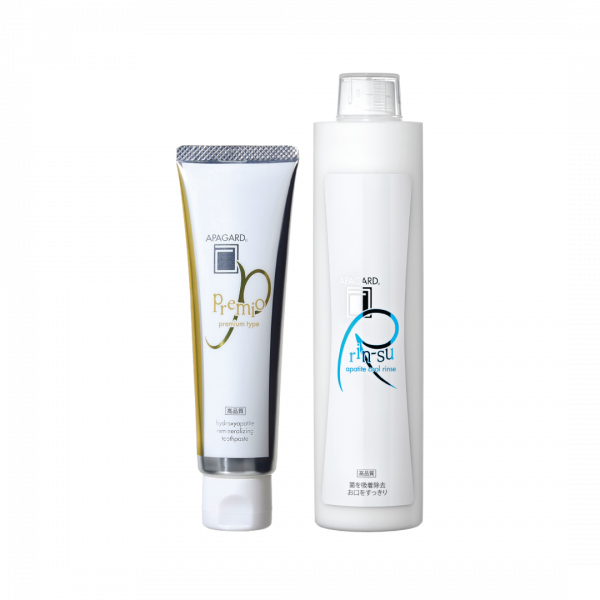 APAGARD készlet - APAGARD Premio és APAGARD RIN-SU remineralizáló szájöblítő, 380 ml
