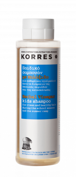 KORRES fejtetű elleni gyermek sampon, 150 ml