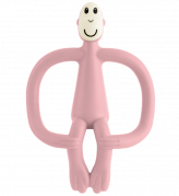 Matchstick Monkey fogzást segítő rágóka, világos rózsaszín