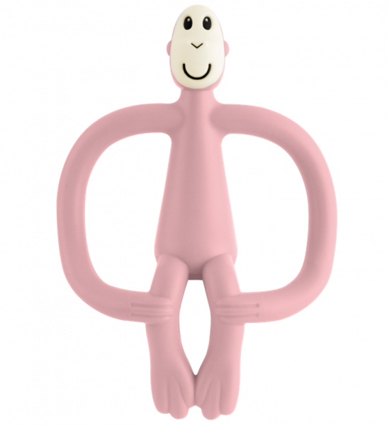Matchstick Monkey fogzást segítő rágóka, világos rózsaszín