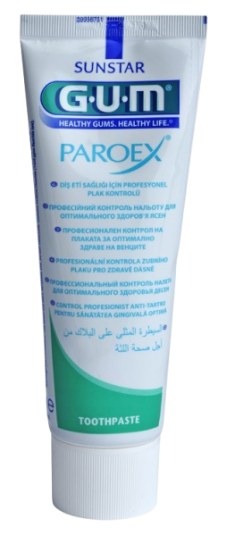 GUM PAROEX fogkrém (CHX 0,06 % + CPC 0,05 %), 75 ml
