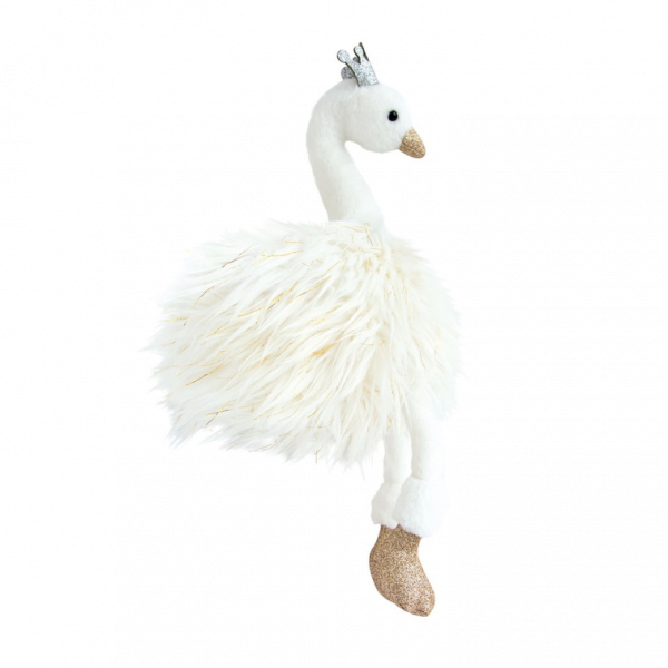 Doudou Cygne Blanc Hattyú, fehér, 30 cm