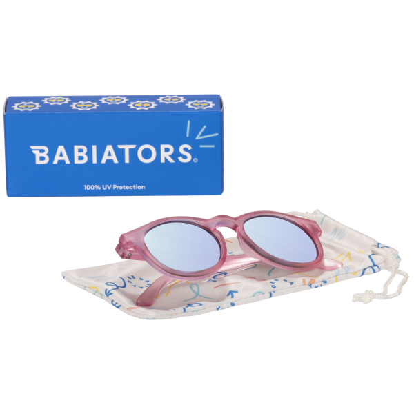 BABIATORS Keyhole Fuchsia Haze, napszemüveg rózsaszín tükrös, 0-2 éves korig