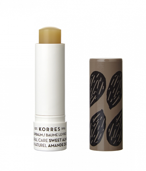 KORRES Sweet Almond Oil  ajakbalzsam édesmandula olajjal 20 SPF, 5 ml