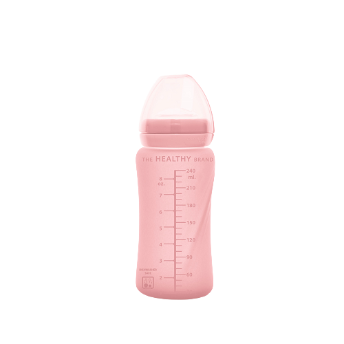 Everyday Baby cumisüveg szívószállal 240 ml, Rose Pink