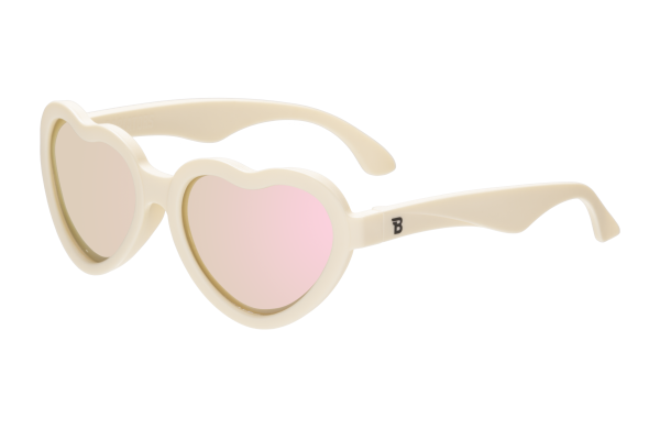 BABIATORS Polarized Hearts Sweet Cream, polarizált napszemüveg vanília, 0-2 éves korig