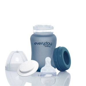 Everyday Baby cumisüveg  hőérzékelővel 150 ml, Áfonyakék