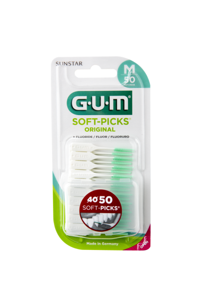 GUM Soft-Picks fogköztisztító kefe fluoriddal- normál méret, 50 db