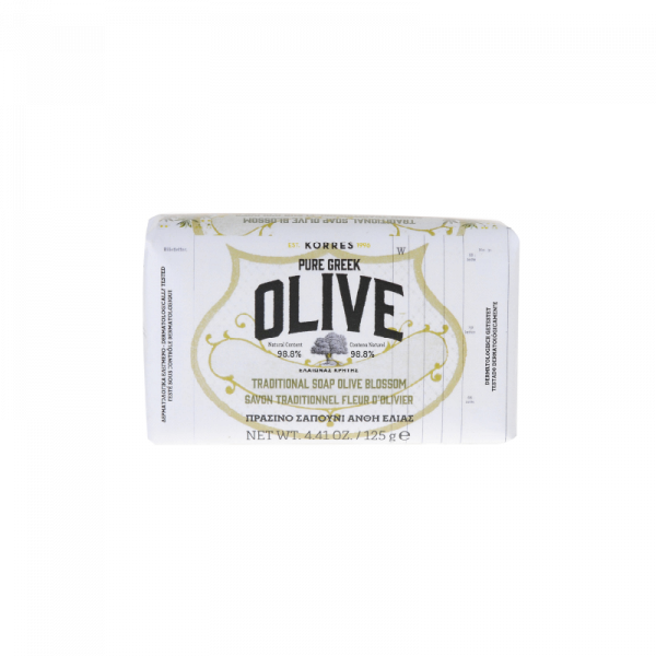 KORRES Pure Greek Olive olívavirág illatú szappan, 125 g