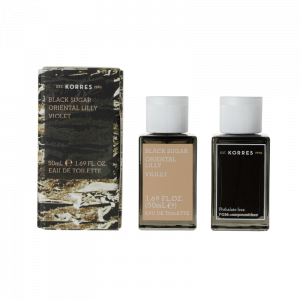 KORRES eau de toilette barna cukorral, keleti liliommal és ibolyával, nőknek 50 ml