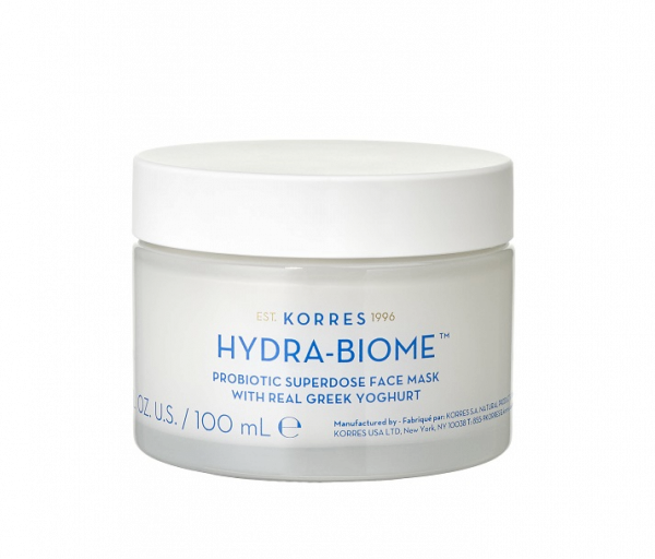 KORRES GREEK YOGHURT HYDRA-BIOME - koncentrált probiotikus arcmaszk, görög joghurttal 100 ml