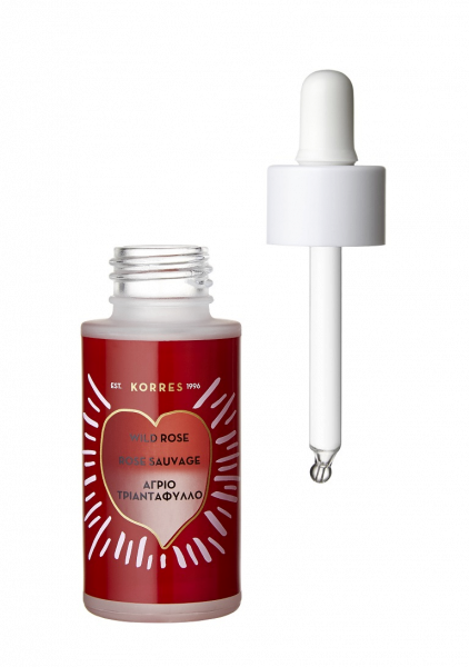 KORRES Wild Rose - vadrózsás, 15%-os C-vitamint tartalmazó, kétfázisú bőrvilágosító, 30 ml